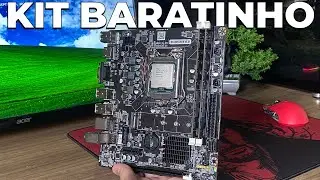 KIT 1155 do ALIEXPRESS para montar um PC BARATINHO