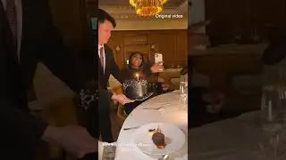 Girl caught on fire at birthday dinner 😳😳