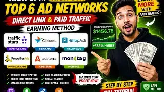 Best High CPM Ad Networks 2026 | Direct Link & Paid Traffic Earning Method Bangla