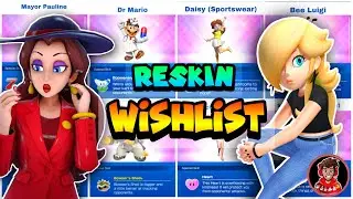 Mario Kart Tour Character RESKIN WISHLIST