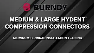 Burndy Aluminum Compression Terminal Installation Video