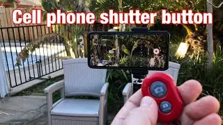 Bluetooth Remote Shutter Button for Smartphones and Tablets