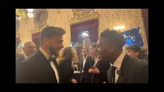 ishowspeed meets khavicha kvaratskhelia in Ballon d'or 2023
