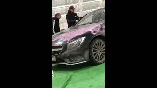 ЖЕСТЬ!!!!!! Барецкий украсил к новому году мерседес Пушера! Беременным и нервно-больным не смотреть!