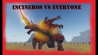 MAX INCINEROS VS EVERYONE (Roblox Kaiju Universe)