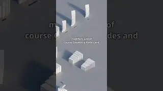 Staggered Forms Architectural parametric design course with Blender