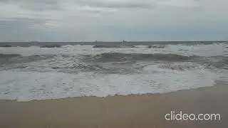Шторм в Феодосии 26.11.2023
