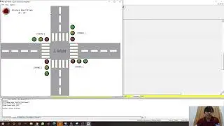 Program PLC Lampu Lalu Lintas (Traffict Light) 4 Simpang dengan Cx-Programmer dan Cx-Designer