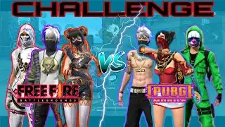PubG Players Playing Free Fire | Challenge Custom Room | 3 Vs 3 | Garena Free Fire
