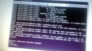 Speech recognition rasp pi  1° attempt