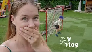 První oslava a rodinný fotbal | VLOG