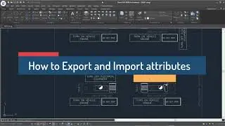 GstarCAD Express Tools- Explode, Export and Import Attributes