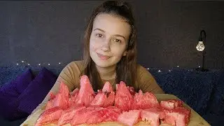 Мукбанг АРБУЗ 🍉/Что посмотреть в Казани?🌆🌉 Mukbang WATERMELON 🍉