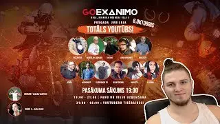 TIEŠRAIDE | TOTĀLS YOUTŪBS (goexanimo pusgada jubileja) | bgcentrs