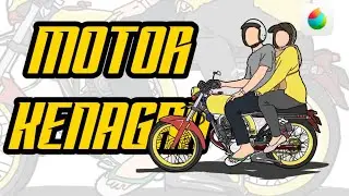 Desain Simple Motor Kenangan Medibang