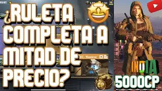 COD mobile | ¿Ruleta de completa a MITAD de precio? | 5 mil CP | Ruleta Sorteo Urbano