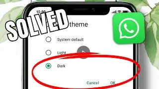 How to on dark mode in WhatsApp