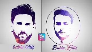 How to make face logo in PicsArt || Create your face logo in PicsArt