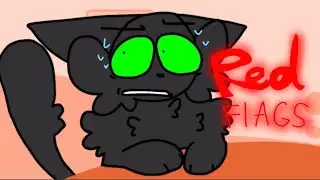 RED flags 🚩( cats Ocs  )