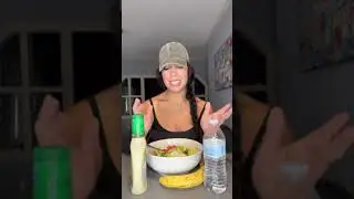 I ate with my husbands hands! | Trending Challenge #MUKBANG #COUPLESCHALLENGE #SHORTS