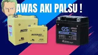 Perbedaan Aki Gs Asli dan Palsu | Ciri -ciri aki original Motobatt dan aki original GS Astra