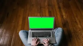 [No Copyright] Laptop Free green screen 