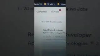 React Native has most fresher jobs