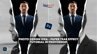 Photo design idea - Paper Tear Effect tutorial in Photoshop | #ideahub |