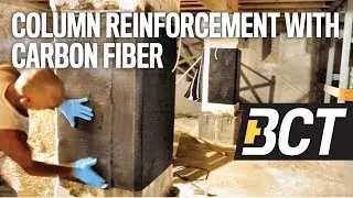 Super Strong Column Reinforcement with Carbon Fiber
