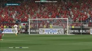 PES 2017 Красивый гол в девятку под перекладину