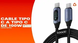 📱Presentación del Cable tipo C a tipo C de 100W