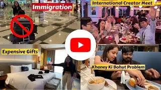 First Ever International Work Trip With YouTube 😍😍 | Singapore Vlog | Anjali and Hunny