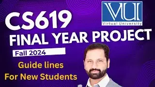 CS619 Final year project Guidelines Fall 2024 By Abid Farooq Bhutta SRS