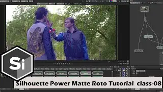 Silhouette Power Matte Tutorial ||How to Use Power Matte Node in Silhouette Class- 08 [Hindi]