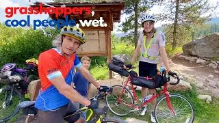 Bikepacking Adventure Cool People and Grasshoppers (S2D8)