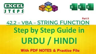 42.2 – Excel VBA String Functions | Excel Automation | 