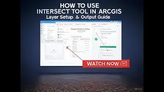 Intersect Tool Using ArcGIS