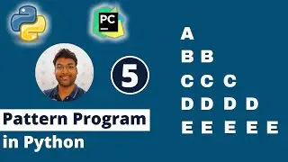 Pattern-4 : Pattern Programs in Python #5