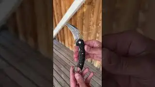 ОПАСНЫЙ НОЖ!!! (Складной керамбит) 