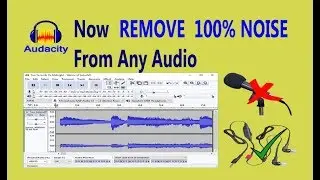 Audacity - Remove 100% Noise from audio file in 2 minutes