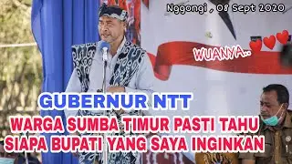 NTT PROVINSI MISKIN DI INDONESIA PIDATO GUBERNUR NTT 2020