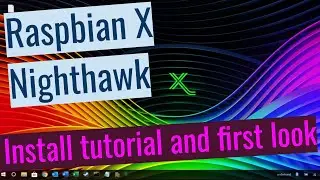 Just like Windows 10 on a Raspberry Pi? Raspbian X Night Hawk Edition