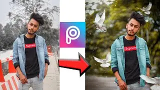 Smoothly Background Change Editing 2020 | PicsArt Editing Tutorial | Background Change On PicsArt