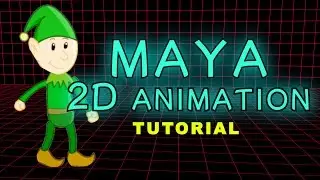 Maya Tutorial - How To Make A 2D Animation Or Cartoon