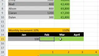 EXCEL and google sheets:  relative and absolute cell references