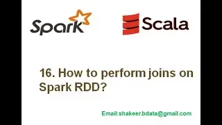 16. Joins on Spark RDD