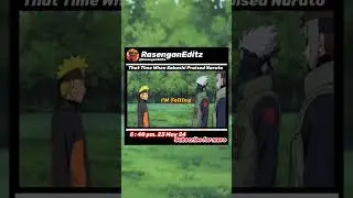 Kakashi praised Naruto #naruto #anime #kakashi