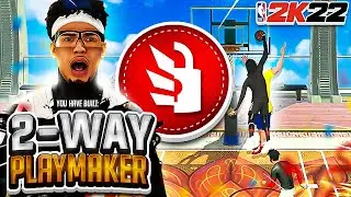 MY *NEW* LEGEND 2-WAY PLAYMAKER BUILD IS THE BEST BUILD IN NBA 2K22! BEST ISO BUILD IN NBA 2K22!
