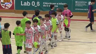 Resum Covisa Manresa FS - Barça (Divisió d'Honor Aleví Futbol Sala)