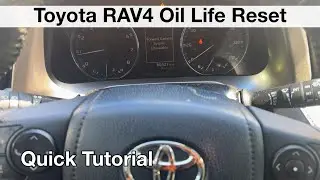 2017 Toyota RAV4 Scheduled Maintenance Reset DIY Oil Life